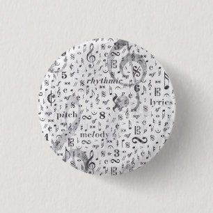 Music Note & Symbol Button