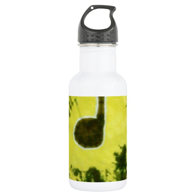 Music Note Tie Dye 532 Ml Water Bottle (Front)