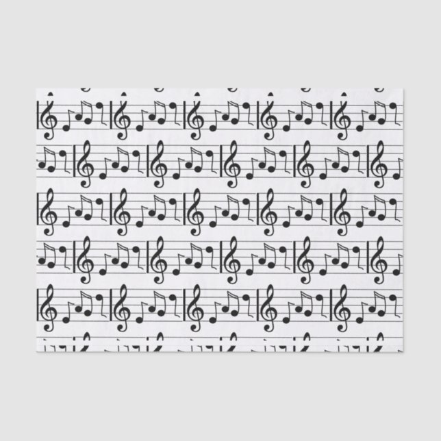 Music Note Tissue Paper (Front)