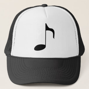 music note trucker hat