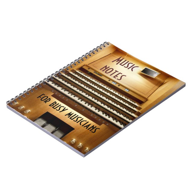 Music notebook for busy musicians (Left Side)