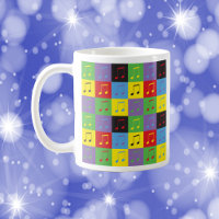 Music Notes 8th Pop Art Colourful