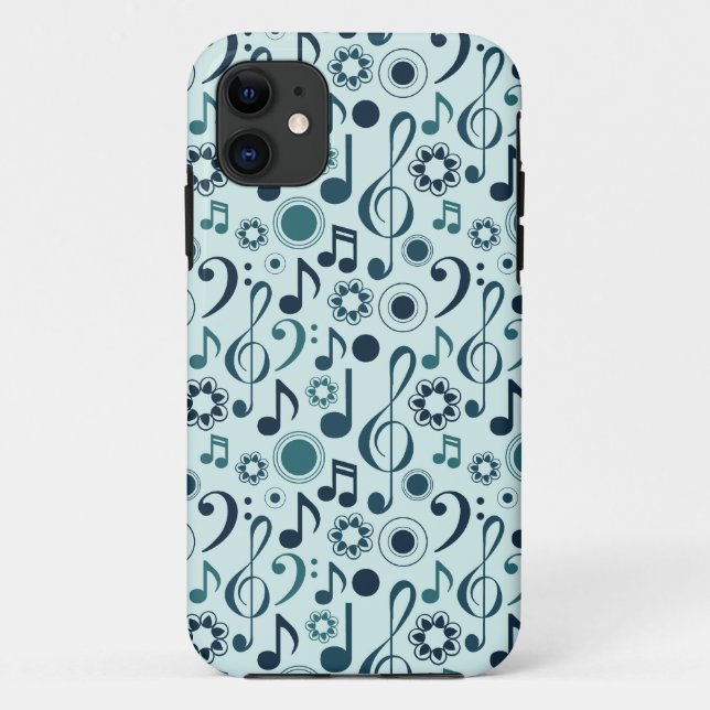 Music Notes and Clefs Case-Mate iPhone Case (Back)