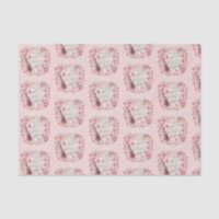 Music Notes and Flowers Retro Style Pattern