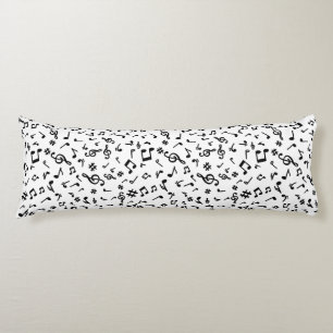 Music Notes Body Cushion