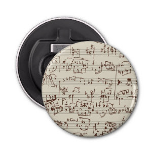 Music notes bottle opener
