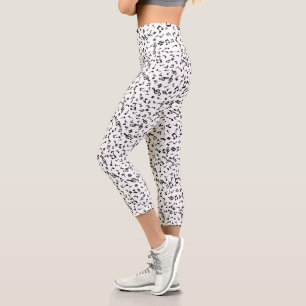 Music Notes Capri Leggings