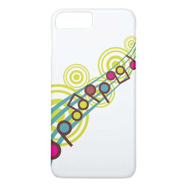 Music Notes Case-Mate iPhone Case (Back)