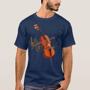 Music Notes Cellist Cello T-Shirt