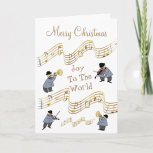 Music Notes Christmas Musicians Joy To the World