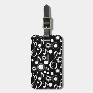 Music Notes & Clefs Student Musician Gift Luggage Tag