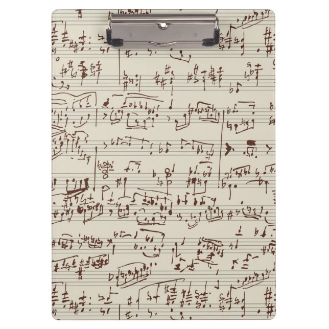 Music notes clipboard (Front)