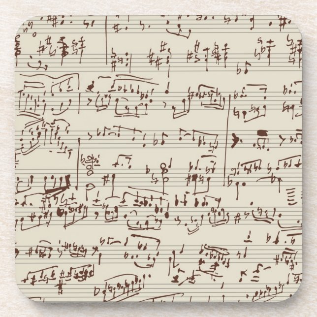 Music notes coaster (Front)