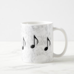 Music Notes Coffee Mug