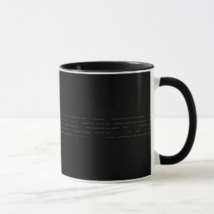music notes copy mug