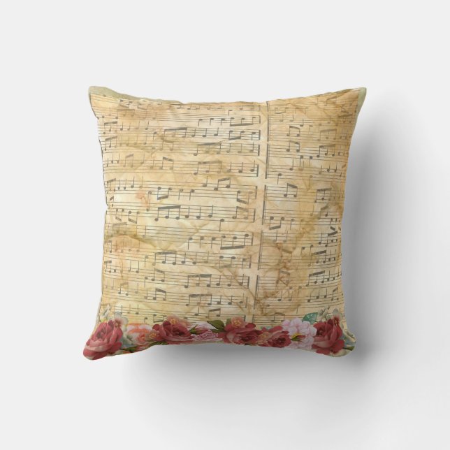 Music Notes  Cushion (Back)