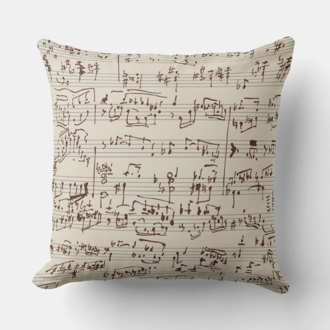 Music notes cushion (Front)