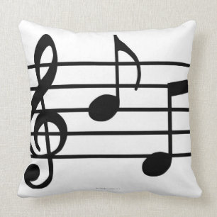 Music Notes Cushion