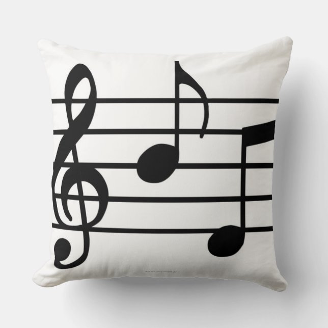 Music Notes Cushion (Front)