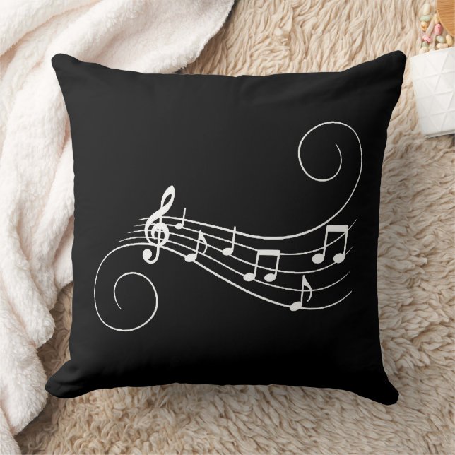 Music Notes Cushion (Blanket)