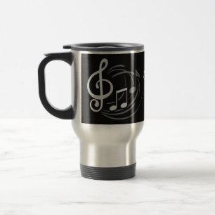Music Notes custom name mugs