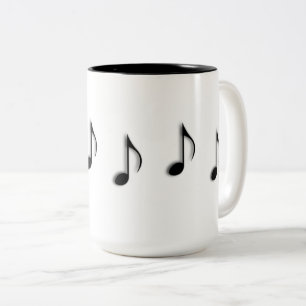 Music Notes Dance Across Coffee Mug