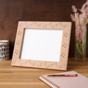 Music Notes Etched Frames