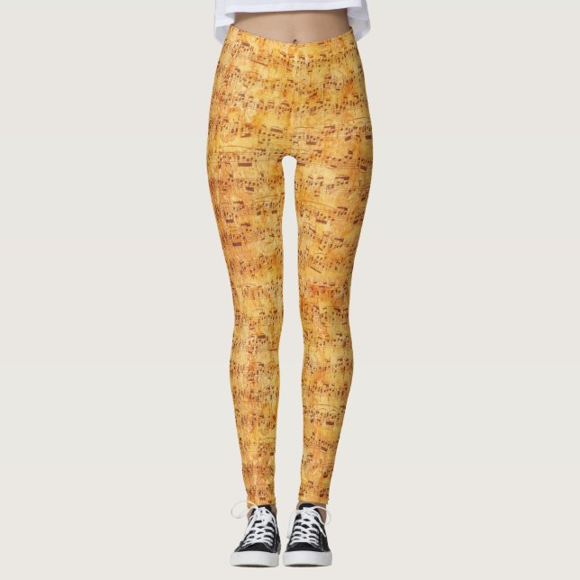 Music Notes Leggings (Front)