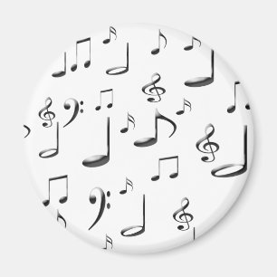 MUSIC NOTES MAGNET