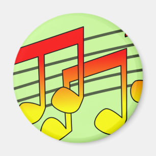 Music Notes Magnet