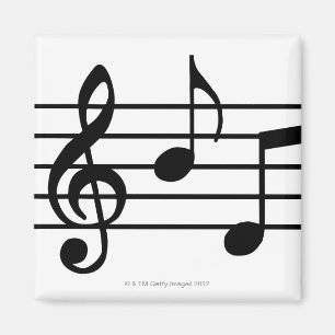 Music Notes Magnet