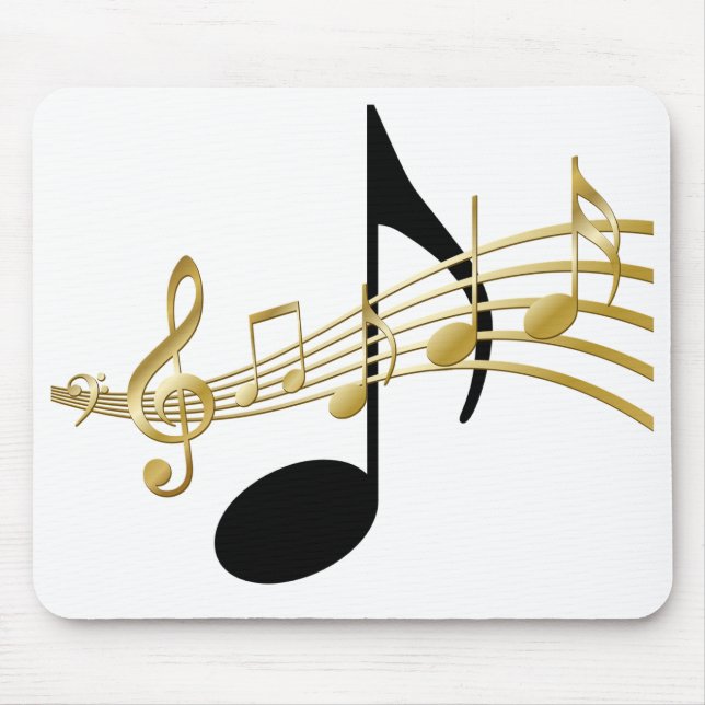 Music Notes Mouse Pad (Front)