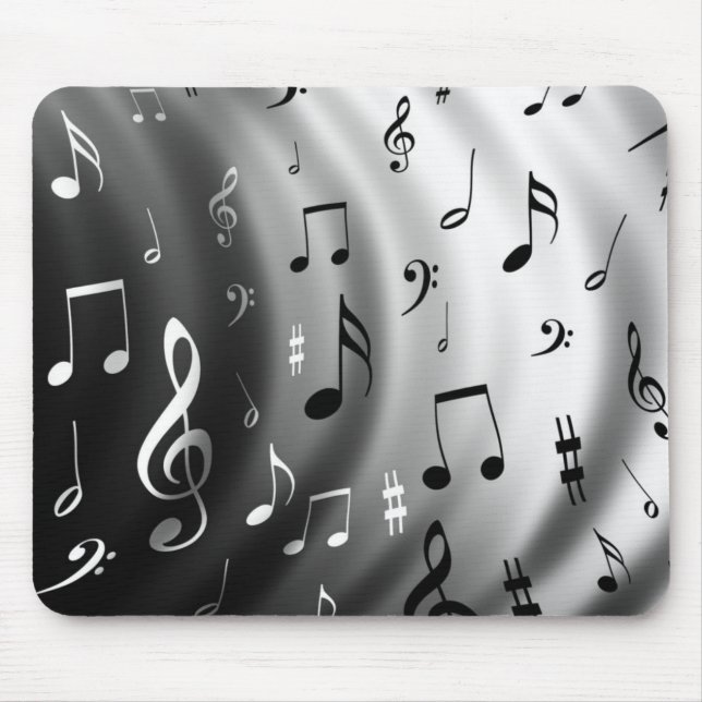 Music Notes Mouse Pad (Front)