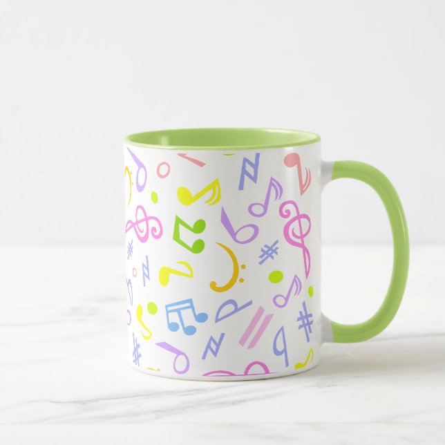 music notes mug (Right)
