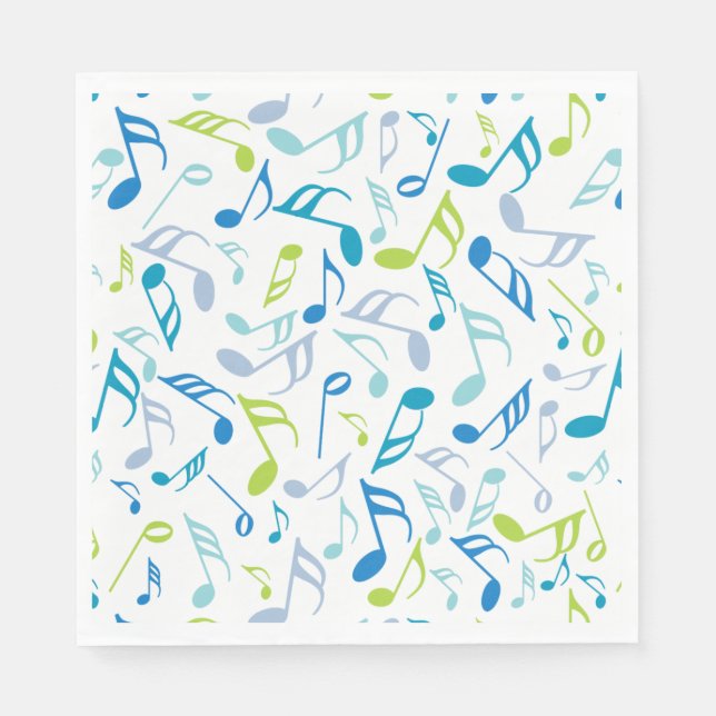 Music Notes  Napkin (Front)
