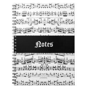 Music Notes Notebook