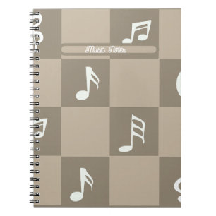 Music notes: notebook