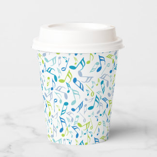 Music Notes Paper Cups