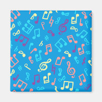 Music notes pattern