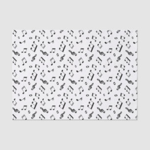 Music Notes Pattern Tissue Paper