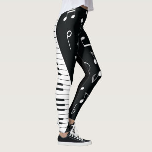 Music Notes & Piano Keys Leggings