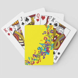 Music Notes Playing Cards