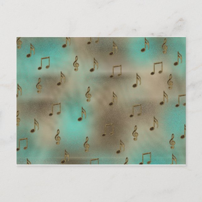 Music & Notes Postcard (Front)