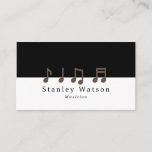 Music Notes, Professional Vocalist Business Card