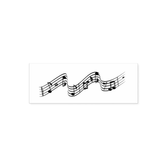 Music Notes Self-inking Stamp (Design)
