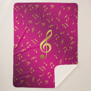 music notes,Sherpa Blankets, craft, holiday, Sherpa Blanket
