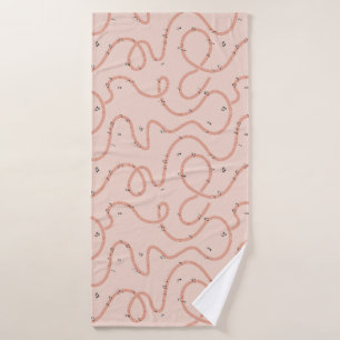 Music Notes Sign additional Pink Bath Towel