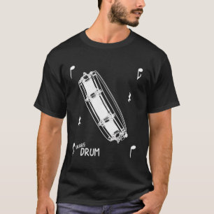 Music Notes Snare Drum T-Shirt