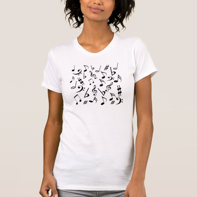 Music Notes T-Shirt (Front)