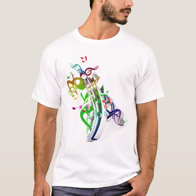 Music Notes T-Shirt (Front)